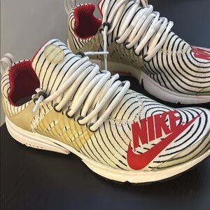 Nike Air Presto Hypnotic White Red Size 10 Men’s